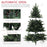 7ft Artificial Spurce Christmas Tree with 3116 Branches