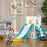 4 in 1 Kids Slide for Indoor Use, for Toddler 1-3 Years Old, Yellow