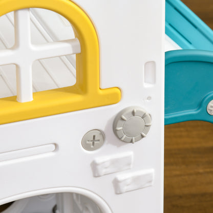 4 in 1 Kids Slide for Indoor Use, for Toddlers 1-3 Years, Yellow