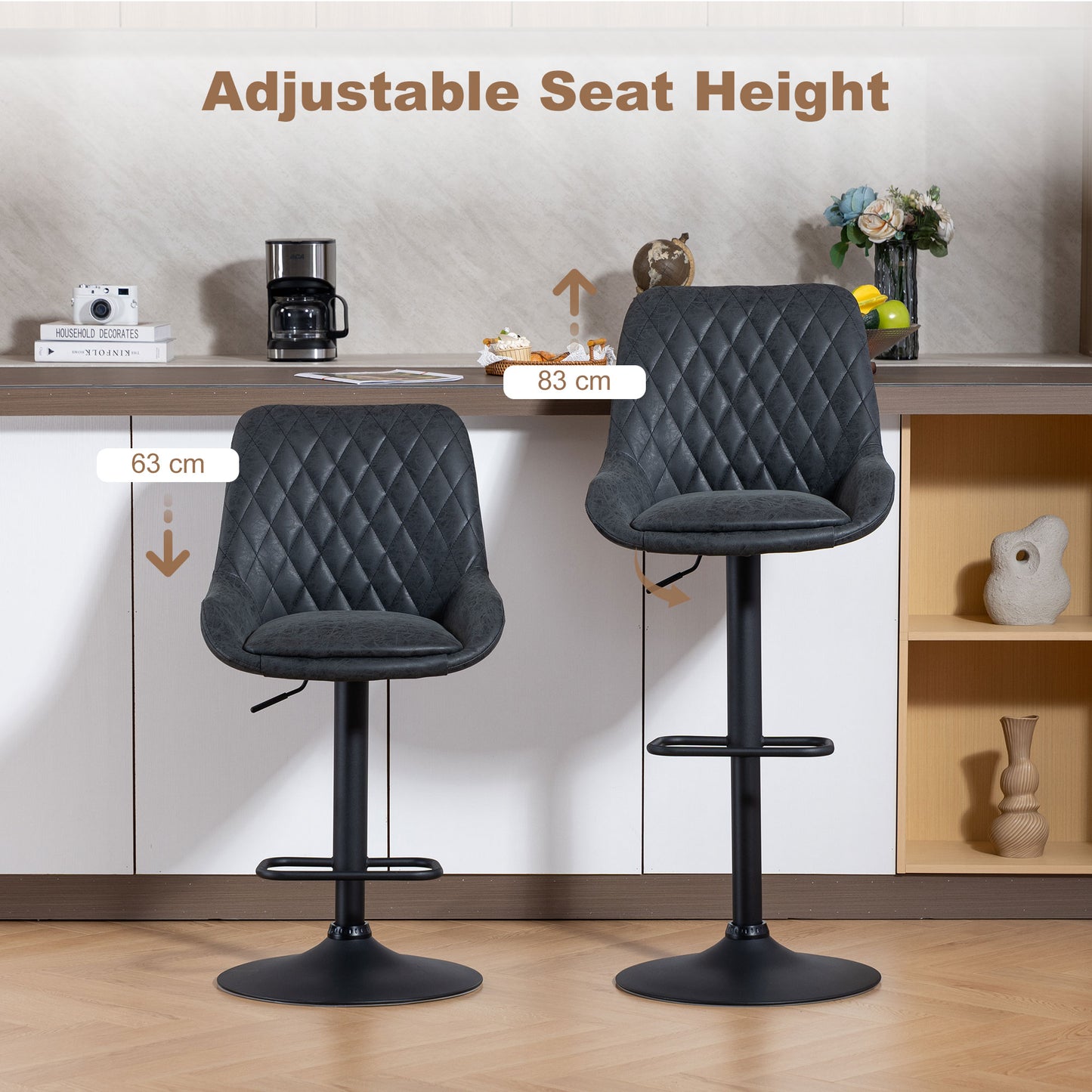 High Back Mesh Computer Desk Chair with Lumbar Support, Grey