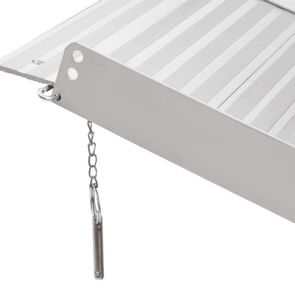 4ft Aluminium Folding Wheelchair Ramp Equipment Mobility Suitcase