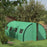 Polyethylene Upgraded Structure Walk-in Polytunnel Greenhouse, 6 x 3(m), Green