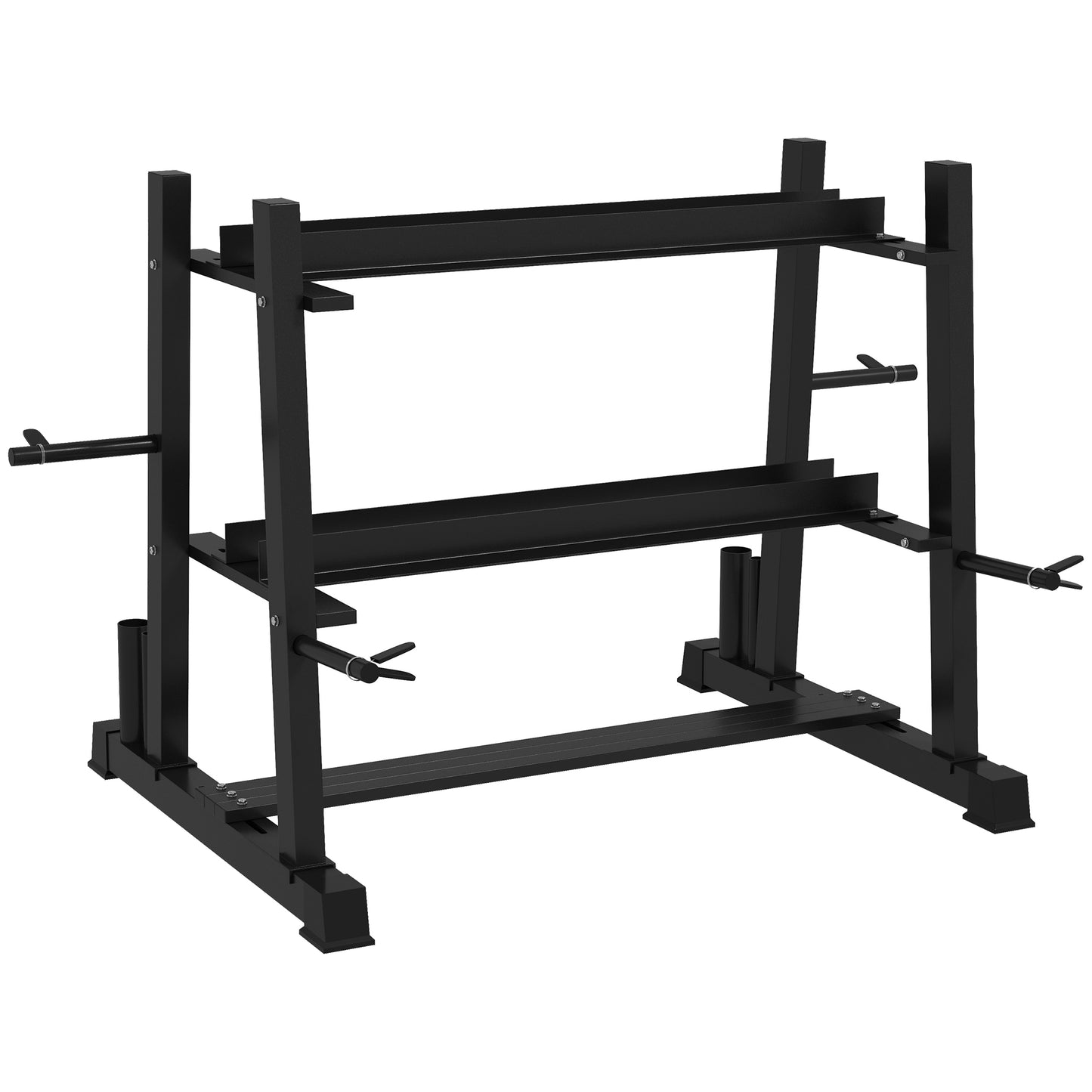 3-Tier Dumbbell Rack for Dumbbells, Kettlebells&Plates (Rack Only)