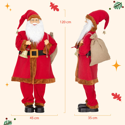Musical Animated Santa Claus with Music, Dancing, Bell and Sack
