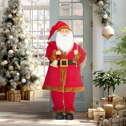 Musical Animated Santa Claus with Music, Dancing, Bell and Sack