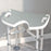 Aluminium Shower Stool for Elderly Disabled Non-Slip Bath Stool Grey