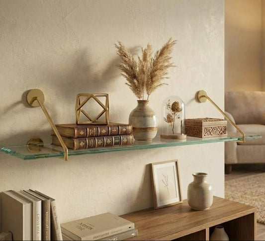 Cleo Shelf Brass