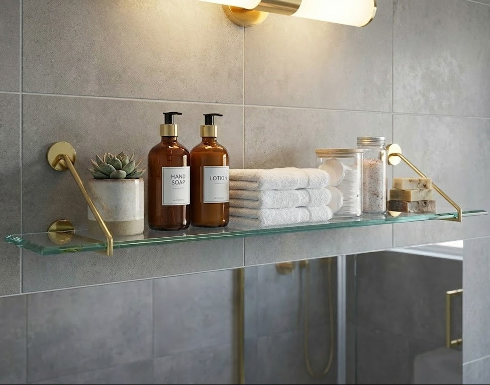 Cleo Shelf Brass