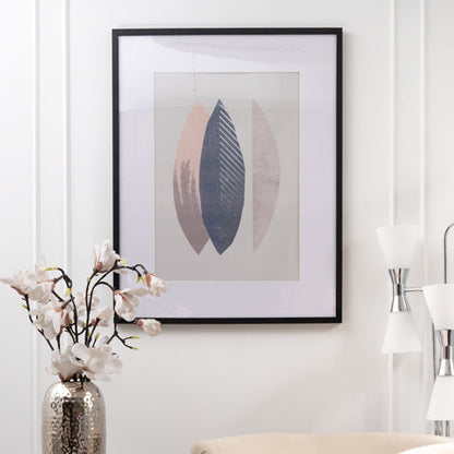 Silver Ash No.1 Wall Art - Black Frame