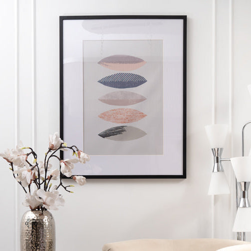 Silver Ash No.2 Wall Art - Black Frame