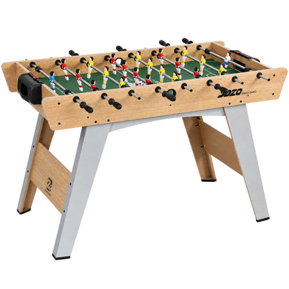 4ft Table Football, Foosball Table Game for Adults, Natural Wood