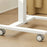 Standing Desk Sit Stand Desk with 4 Rolling Wheels, Natural