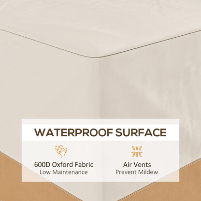 Garden Furniture Covers Waterproof, 600D Oxford Fabric with Vents