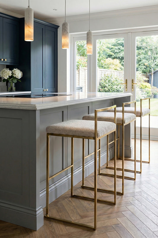 Solaris Counter Stool  - Oatmeal