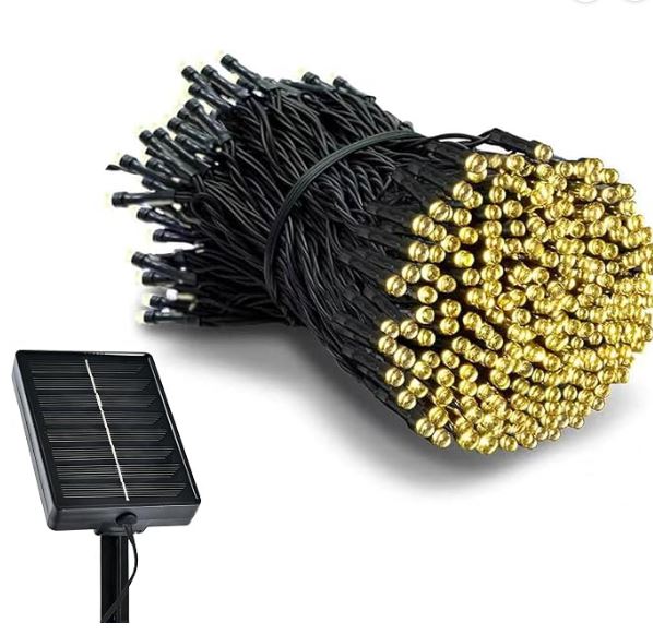 100 LED Solar String Lights For The Outdoor Garden - Warm White