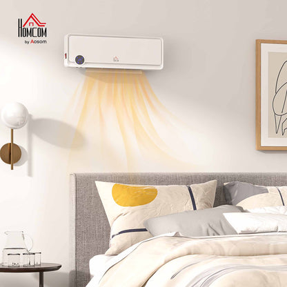 1000W/2000W Wall Downflow Heater Adjustable Temperature w/ Timer