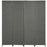 4-Panel Room Dividers, Wave Fibre Freestanding Folding Privacy Screen Panels, Partition Wall Divider for Indoor Bedroom Office, 170 cm, Grey