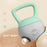 10KG Kettlebell with Soft Body and Non-Slip Handle, Grey and Green