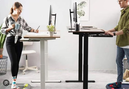 Height Adjustable Electric Standing Desk with 4 Automatic Memory Preset - 140cm x 70cm