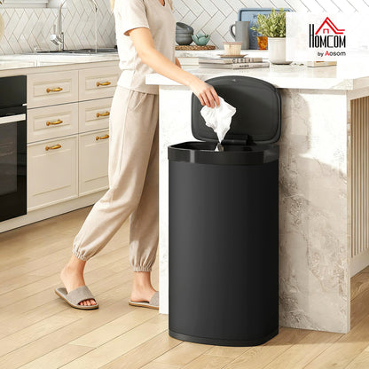 Automatic Kitchen Bin with Soft-Close Lid, 55L Sensor Wastebasket