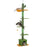 230-275cm Floor-to-Ceiling Cat Tree for Indoor Cats with Cat House