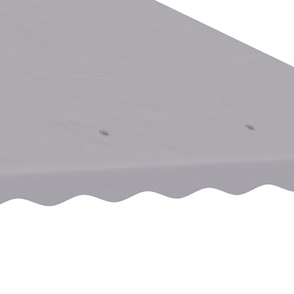 3 x 3 (m) Gazebo Canopy Replacement Covers, 2-Tier Gazebo Roof Replacement (TOP ONLY), Grey