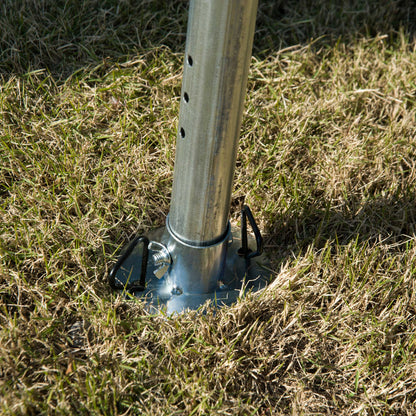 Outsunny 8m x 4m Garden Gazebo Marquee Party Tent Wedding Portable Garage Carport Event shelter Car Canopy Outdoor Heavy Duty Steel Frame Waterproof Rot Resistant