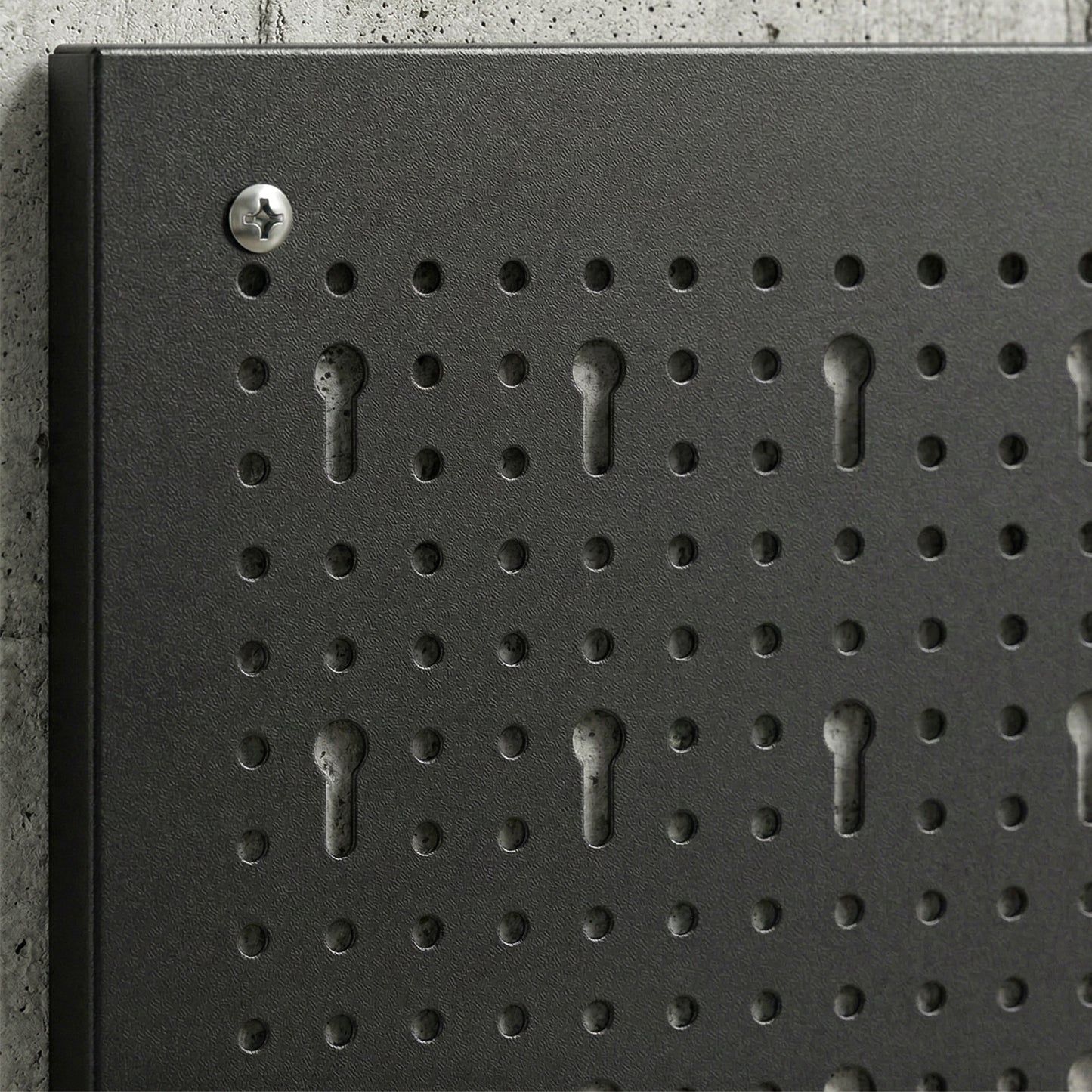 28 Pcs Wall-Mounted Pegboard with Hooks and Storage Shelves, 3 Panels Set Garage DIY Storage Unit Black and Red