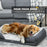 Dog Bed Calming Pet Bed Dog Mattress for Large Dogs - Charcoal Grey