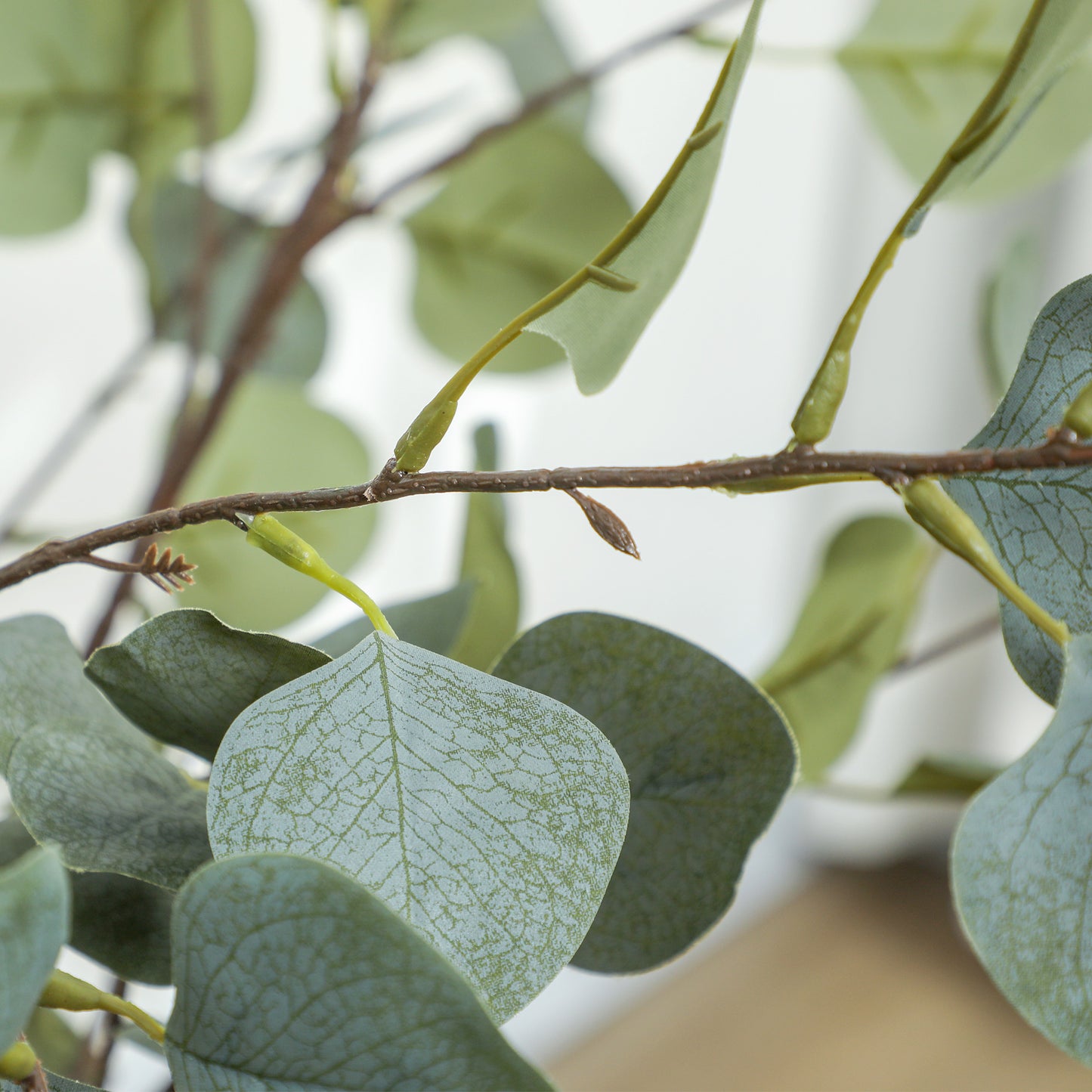 Artificial Plant, Faux Silk Eucalyptus Tree, 150cm