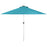 LED Patio Umbrella, Lighted Deck Umbrella with 4 Lighting Modes, Solar & USB Charging, Blue