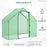 Walk in Greenhouse Garden Grow House with Roll Up Door and Window, 180 x 100 x 168 cm, Green