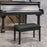 Classic Piano Bench Stool, PU Leather Padded Keyboard Stool with Rubber Wood Legs and Music Storage Compartment, Black