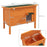 Outdoor Feral Cat House Insulated w/ Openable Roof - Orange