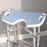 Aluminium Shower Stool for Elderly Disabled Non-Slip Bath Stool Blue