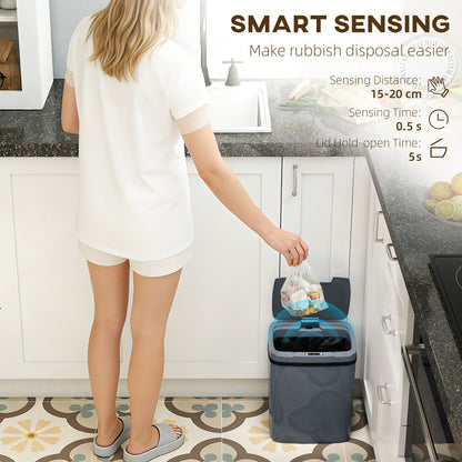 15L Sensor Bin, Automatic Touchless Kitchen Bin, Battery Operated