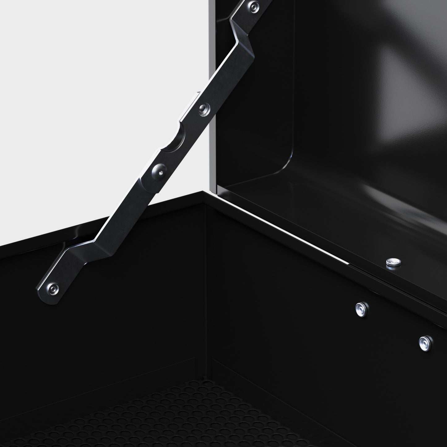 Lockable Metal Tool Chest w/ 6 Drawer, Ball Bearing Runners, Black