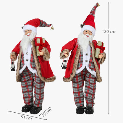 120cm Animated Santa Claus with Sound Activated for Party Festival