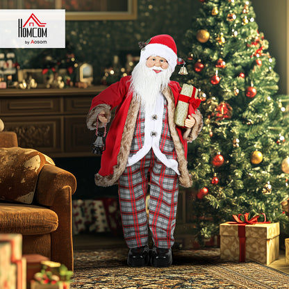 120cm Animated Santa Claus with Sound Activated for Party Festival