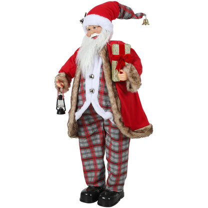 120cm Animated Santa Claus with Sound Activated for Party Festival