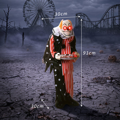 Animated Clown Halloween Decorations Outdoor Indoor
