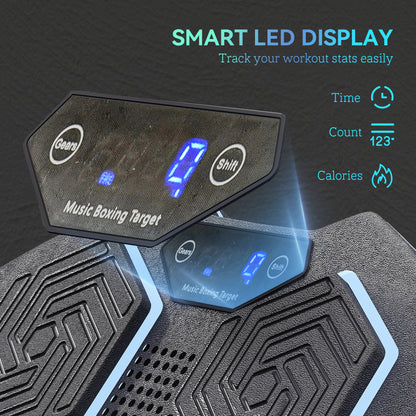 Music Boxing Machine with Bluetooth Connection and LED Light