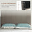 Double Bed Frame with 5-Level Adjustable Headboard Wooden Slats