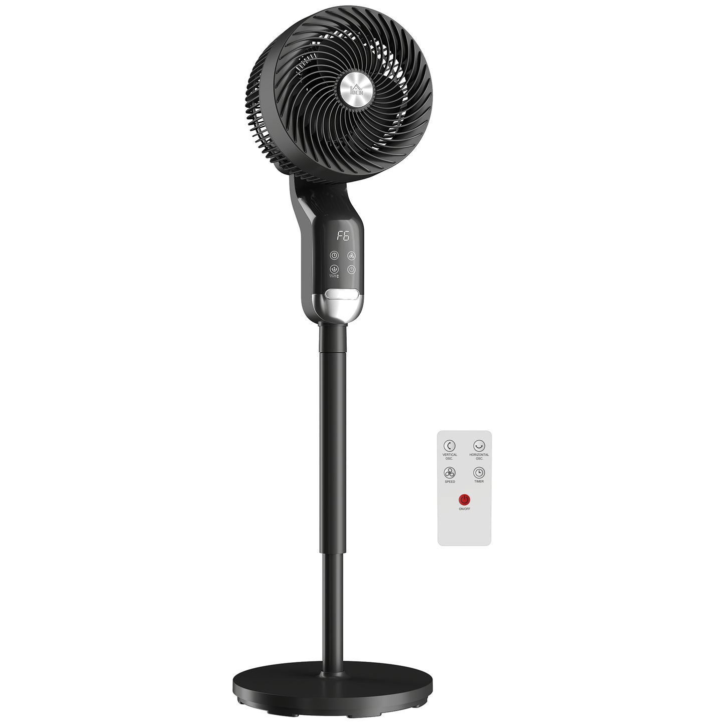 20 dB Standing Fan for Bedroom, Pedestal Fan with Oscillating