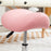 Saddle Stool Adjustable Rolling Salon Chair for Massage Spa Beauty Pink