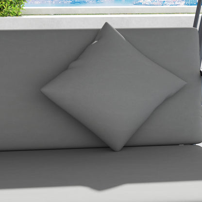 2-in-1 Swing Chair 3 Seater Hammock Cushion Bed Tilt Canopy