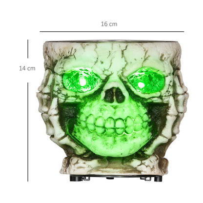 Skeleton Candy Bowl Outdoor Halloween Decoration for Party