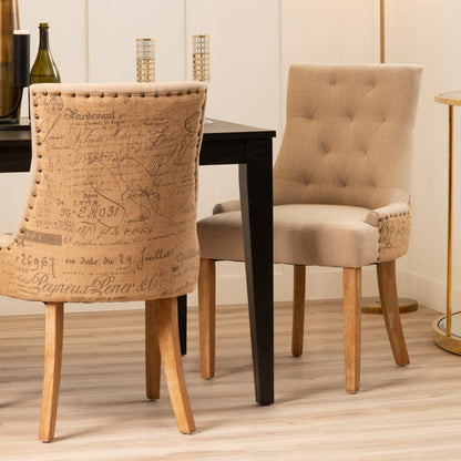 Torino Rustic Scoop Back Dining chair