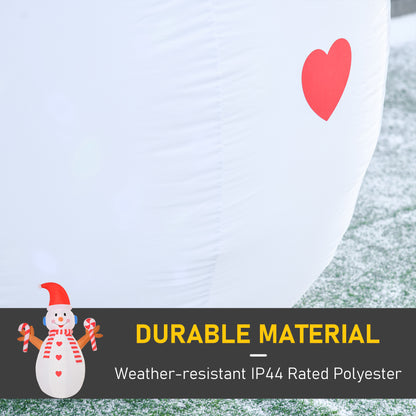 Christmas Inflatable Snowman, Rotating Lighted Indoor Outdoor  Decoration
