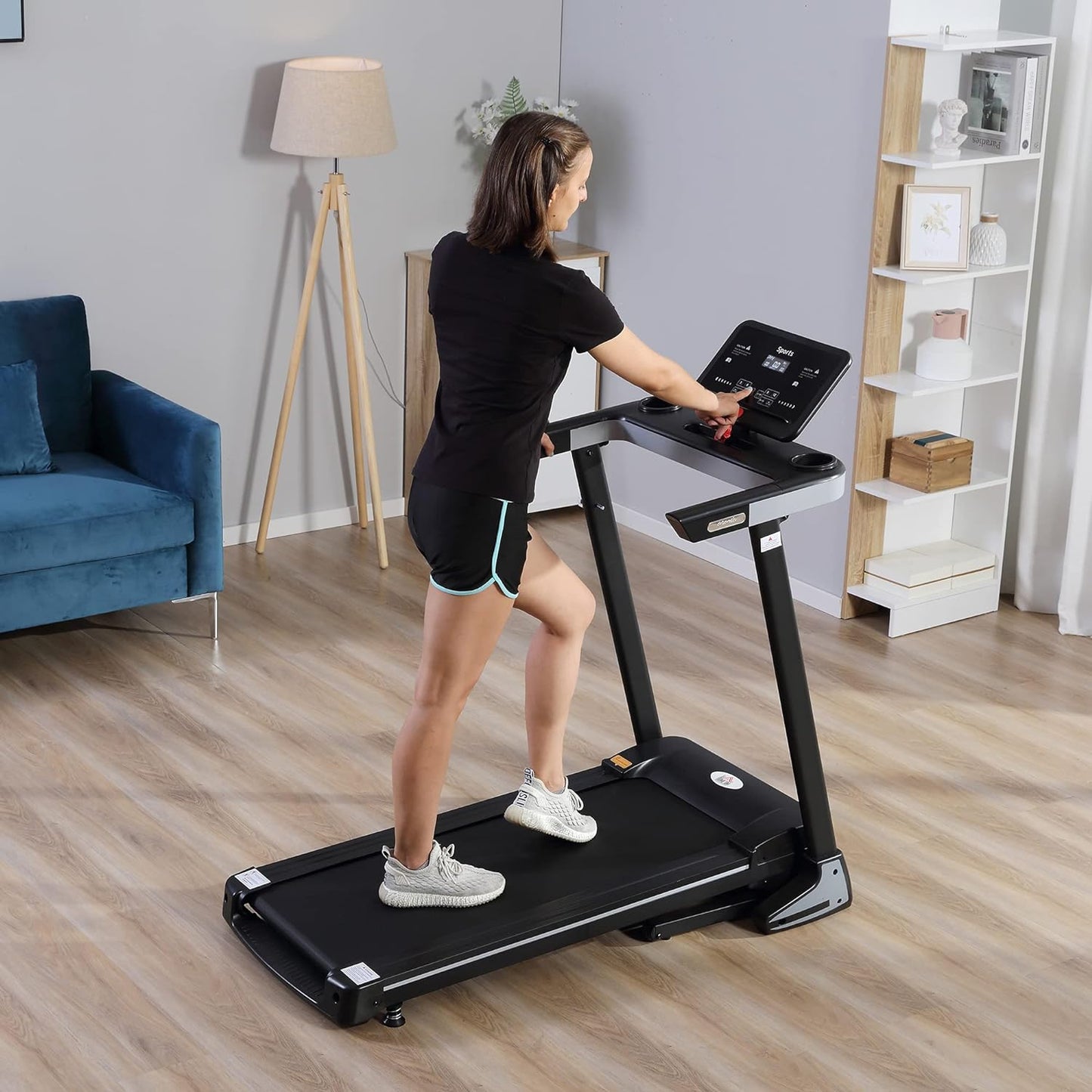 High Performance Foldable Treadmill With LCD Display